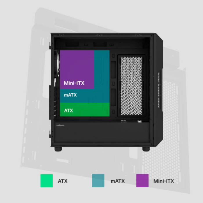 Корпус для ПК Zalman I3NEOV2BLACK