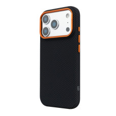 Чохол до мобільного телефона Armorstandart LikeCarbon2 SE MagCase Apple iPhone 17 Pro Max Kevlar Black Orange (ARM89165)