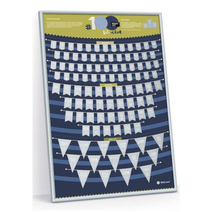 Скретч постер 1DEA.me 100 Справ Bucket List LIFE edition (13017)
