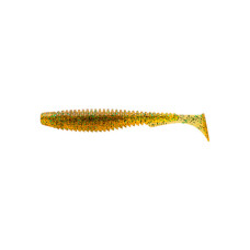 Силікон рибальський FishUP U-Shad 3.5" 036 - Caramel/Green&Black (8шт/уп) (1864.09.54)
