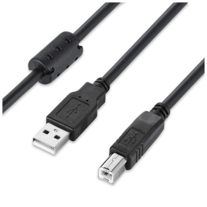 Кабель для принтера USB 2.0 AM/BM 2.0m black ColorWay (CW-CBUB072-BK)