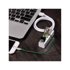 Концентратор HOCO USB 2.0 to 4xUSB Line machine HB1 Silver (6957531038146)