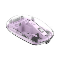 Мишка XO M12 Wireless Transparent/Pink (M12 Purple)