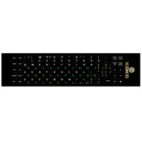 Наклейка на клавіатуру XoKo 68 keys UA/rus green, Latin white (XK-KB-STCK-MD)