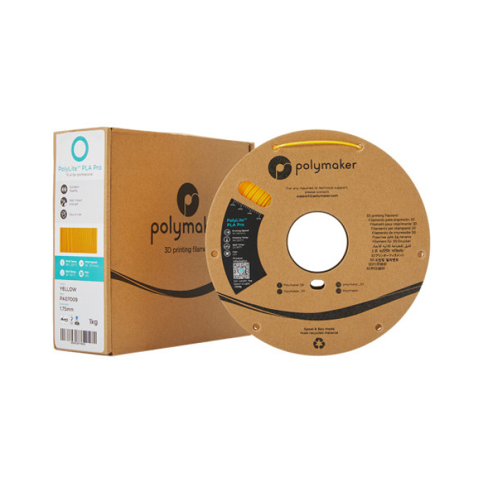 Пластик для 3D-принтера Polymaker PLA POLYLITE PRO 1,75mm 1kg YELLOW (PA07009)