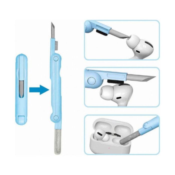 Універсальний чистячий набір Gembird portable cleaning kit, 7-in-1 (CK-LCD-07)