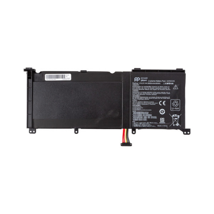 Акумулятор до ноутбука ASUS Zenbook Pro UX501VW (C41N1416) 15.2V 3950mAh PowerPlant (NB432172)