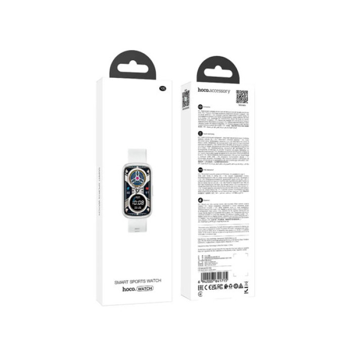 Смарт-годинник HOCO Y25 Smart sports watch Silver (6942007641715)