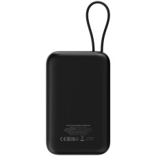 Батарея універсальна Canyon 10000mAh OnPower 101 PD/22.5W built-in cable Black (CNS-CPB101BK)