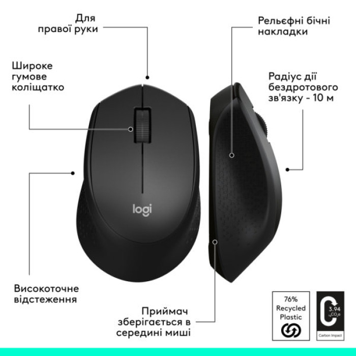 Мишка Logitech M280 Black (910-004287)