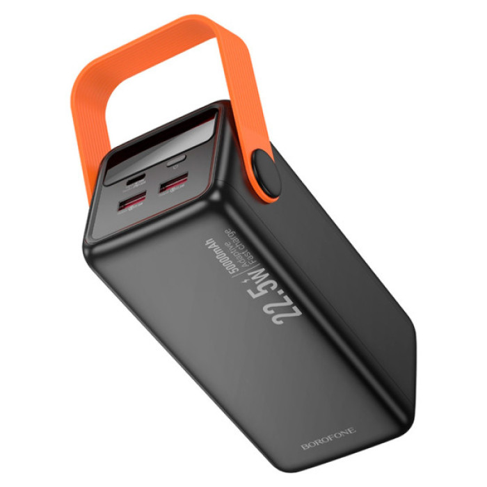 Батарея універсальна BOROFONE 50000mAh BJ66A Magnifico 22.5W PD/20W Black (6941991115158)