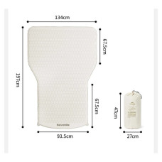 Туристичний килимок Naturehike автомобільний CNK2450WS010, 197х134х6,5 см з вбудованою помпою (6976507663328)