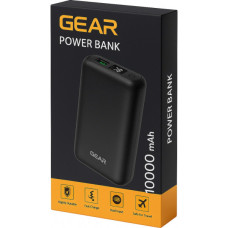 Батарея універсальна GEAR 10000mAh, PD/22.5W, black (WP942P)