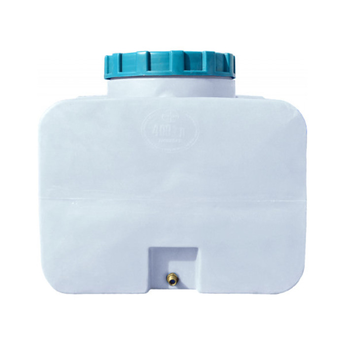 Ємність для води Пласт Бак квадратна харчова 400 л прямокутна біла (824)