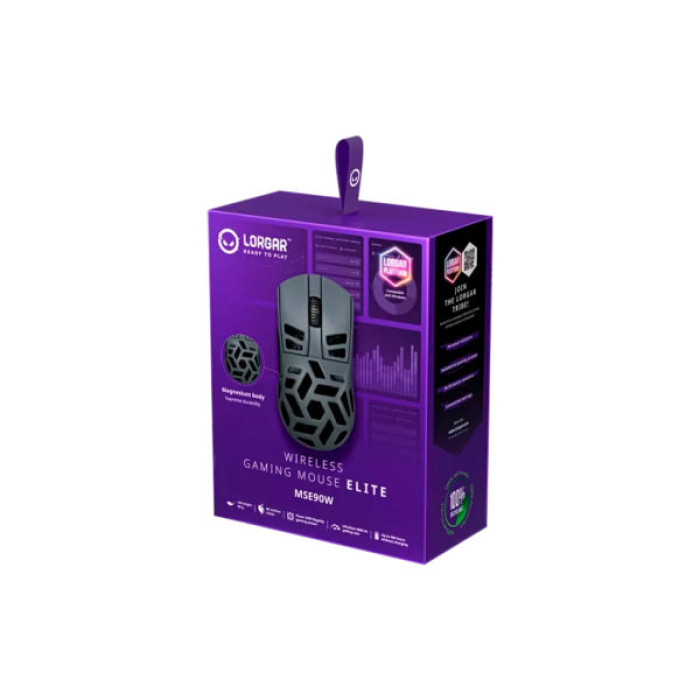 Мишка Lorgar Elite MSE90W Wireless/Bluetooth Dark Grey (LRG-MSE90W-DG)