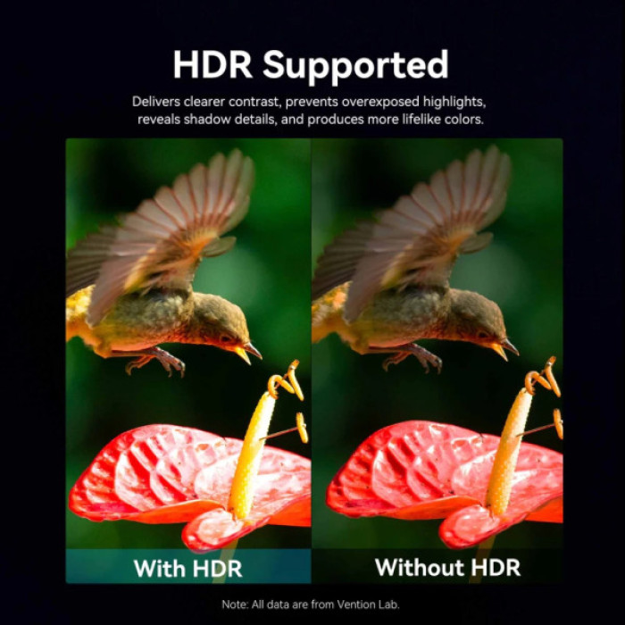 Кабель мультимедійний HDMI M to HDMI M 20.0m 4K60Hz fiber optic black Vention (ALSBQ)