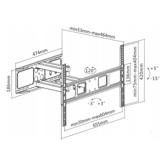 Кронштейн ITech PTRB44