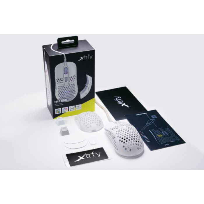 Мишка Xtrfy M42 RGB White (XG-M42-RGB-WHITE)