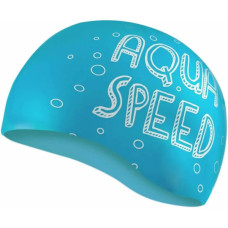 Шапка для плавання Aqua Speed Kiddie 142-Mermaid 1784 блакитний Діт OSFM (5908217617842)