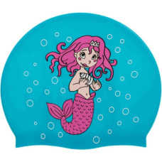 Шапка для плавання Aqua Speed Kiddie 142-Mermaid 1784 блакитний Діт OSFM (5908217617842)
