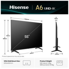 Телевізор Hisense 55A6Q