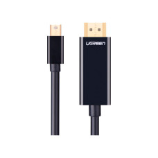 Кабель мультимедійний miniDisplayPort M to HDMI M 1.5m MD101 4K black Ugreen (20848)