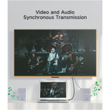 Кабель мультимедійний miniDisplayPort M to HDMI M 1.5m MD101 4K black Ugreen (20848)