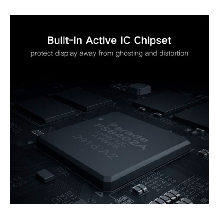 Кабель мультимедійний miniDisplayPort M to HDMI M 1.5m MD101 4K black Ugreen (20848)