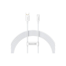 Дата кабель USB 2.0 AM to USB-C 1.5m Superior Fast Charging 100W moon white Baseus (P10320102214-02)