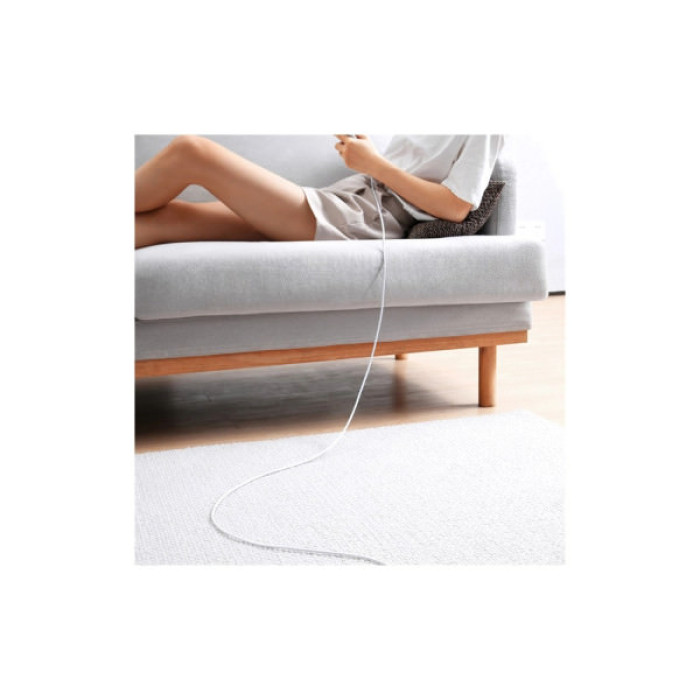 Дата кабель USB 2.0 AM to USB-C 1.5m Superior Fast Charging 100W moon white Baseus (P10320102214-02)