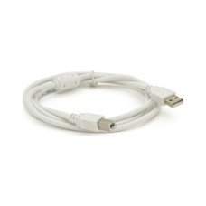Кабель для принтера USB 2.0 AM/BM 0.8m ferrite white Voltronic (YT-AM/BM-0.8W)
