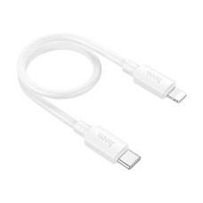 Дата кабель USB-C to Lightning 0.25m Hyper PD X96 white HOCO (6942007609371)