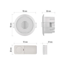 Дверний дзвінок EMOS P57103