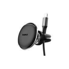 Універсальний автотримач Baseus Magnetic Car Mount Phone Holder with Cable Clip Air Vent Version Cluster Black (C40141201113-00)