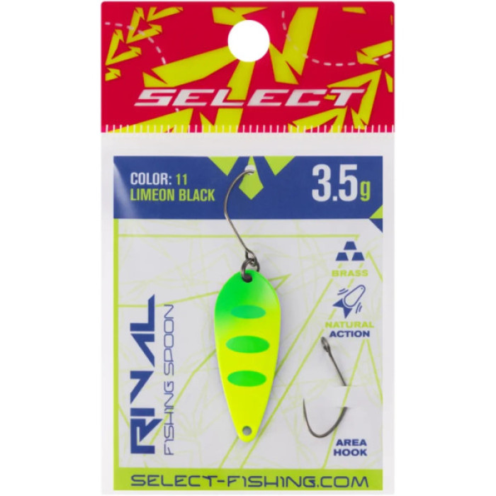 Блешня Select Rival 3.5g 34mm 11 LimeON Black (1870.80.29)