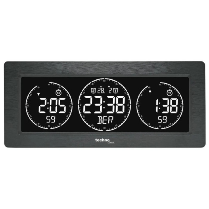 Настільний годинник Technoline WT458 Black (DAS302480)