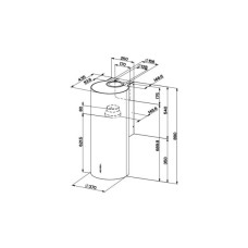 Витяжка кухонна Faber CYLINDRA PLUS WH GLOSS (CYLINDRAPLUSWHGLOSS)