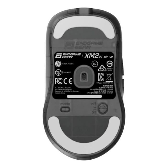 Мишка Endgame Gear XM2w 4k v2 Wireless Transparent Black (PGW-EG-MOU-081)