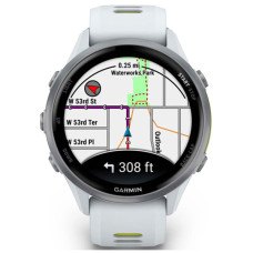 Смарт-годинник Garmin Forerunner 970, Whitestone/Amp Yellow, GPS (010-02969-11)