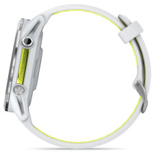 Смарт-годинник Garmin Forerunner 970, Whitestone/Amp Yellow, GPS (010-02969-11)