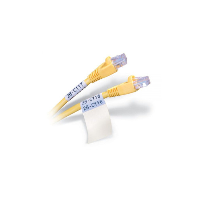 Стрічка для принтера етикеток UKRMARK B-SL-T651P, самоламінуюча, 24мм, black on yellow, аналог TZe-SL651 (900329)