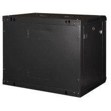 Шафа настінна Hypernet 12U 19" 600x450 ProLine (PL-WMNC-12U-BLACK)