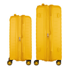 Набір валіз 2E Aero (M+S), бурштиново-жовті (2E-SPP-AERO-SET2-AY)