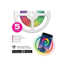 Світлодіодна стрічка ELM LS-10C 10W/12V/30-5050/RGB 5м (19-0015)