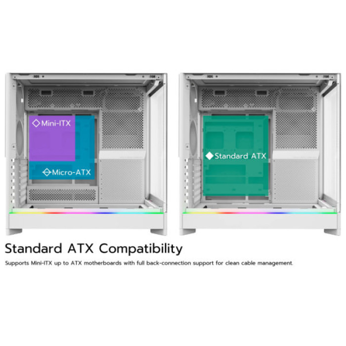 Корпус MONTECH HS02 (W)