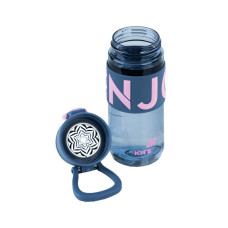 Пляшка для води Kite 550 мл сіро-рожева (K25-1232-2)