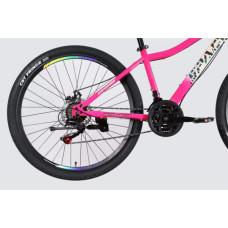 Велосипед Space 27.5" AURORA DD FR рама-15" ST 2026 біло-рожевий (OPS-SP-27.5-092)