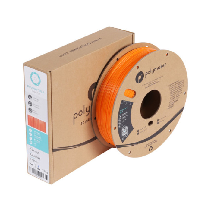 Пластик для 3D-принтера Polymaker TOUGH PLA 1,75mm 0,75kg ORANGE (PA06008)