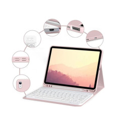 Чохол до планшета BeCover with keyboard Apple iPad Mini 6 2021 Pink (712990)