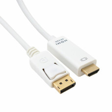 Кабель мультимедійний DisplayPort M to HDMI M 2.0m Extradigital (KBD1669)